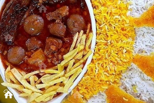  یک سفره بدون گلوتن قیمه بادمجان  