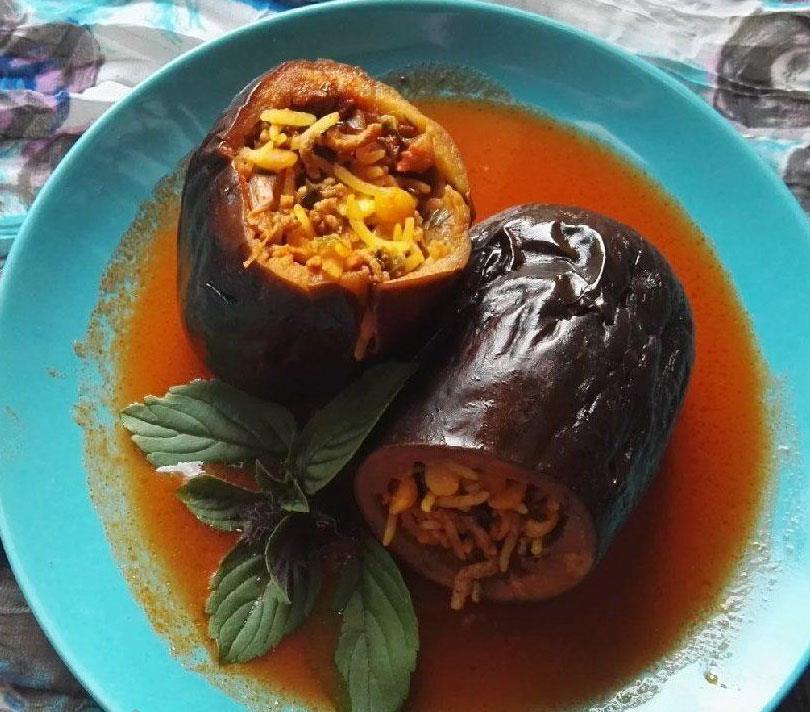  یک-سفره-بدون-گلوتن_-دلمه-بادمجون