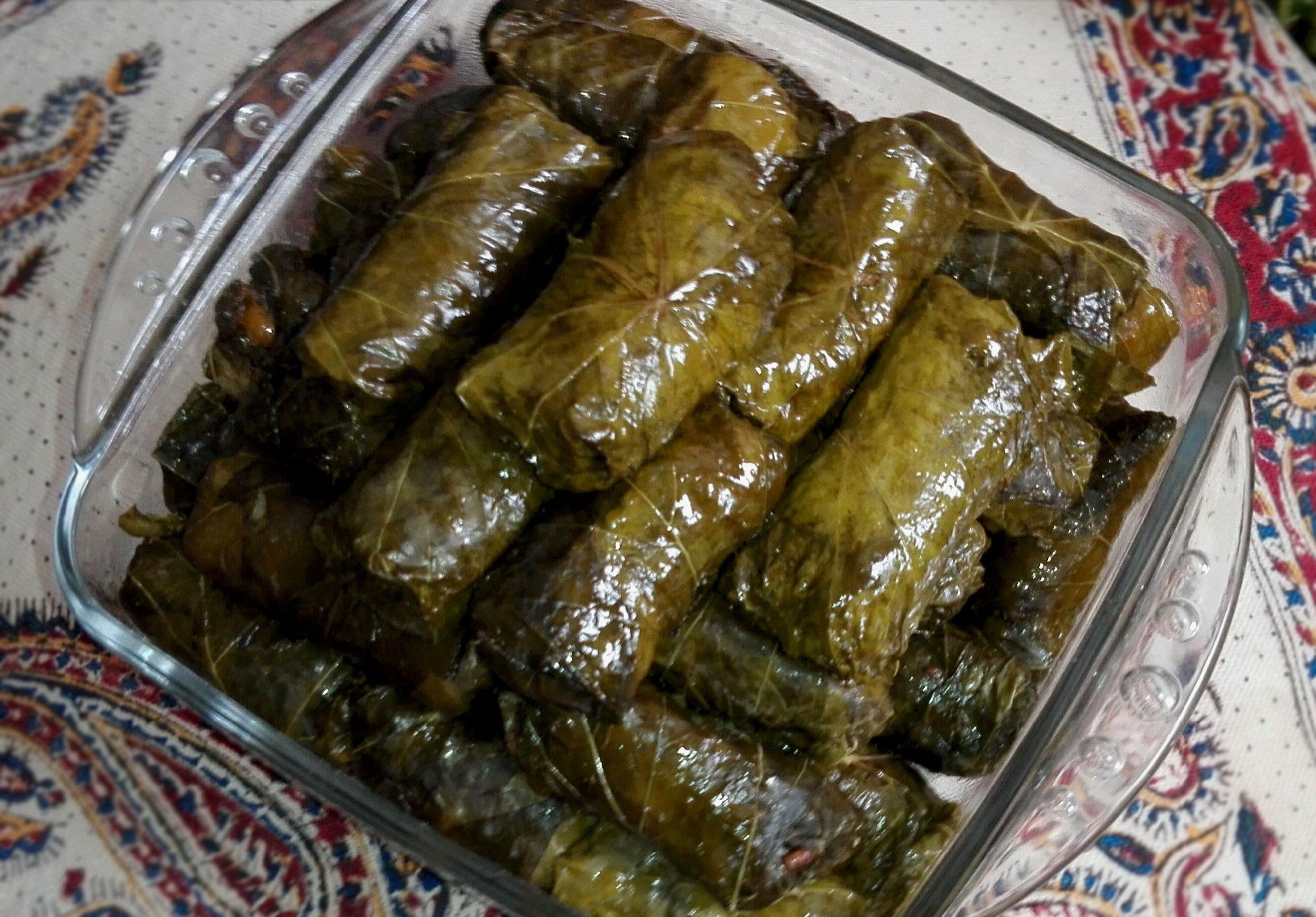  یک سفره بدون گلوتن  دلمه برک مو 6